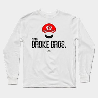 Broke Bros. Red Long Sleeve T-Shirt